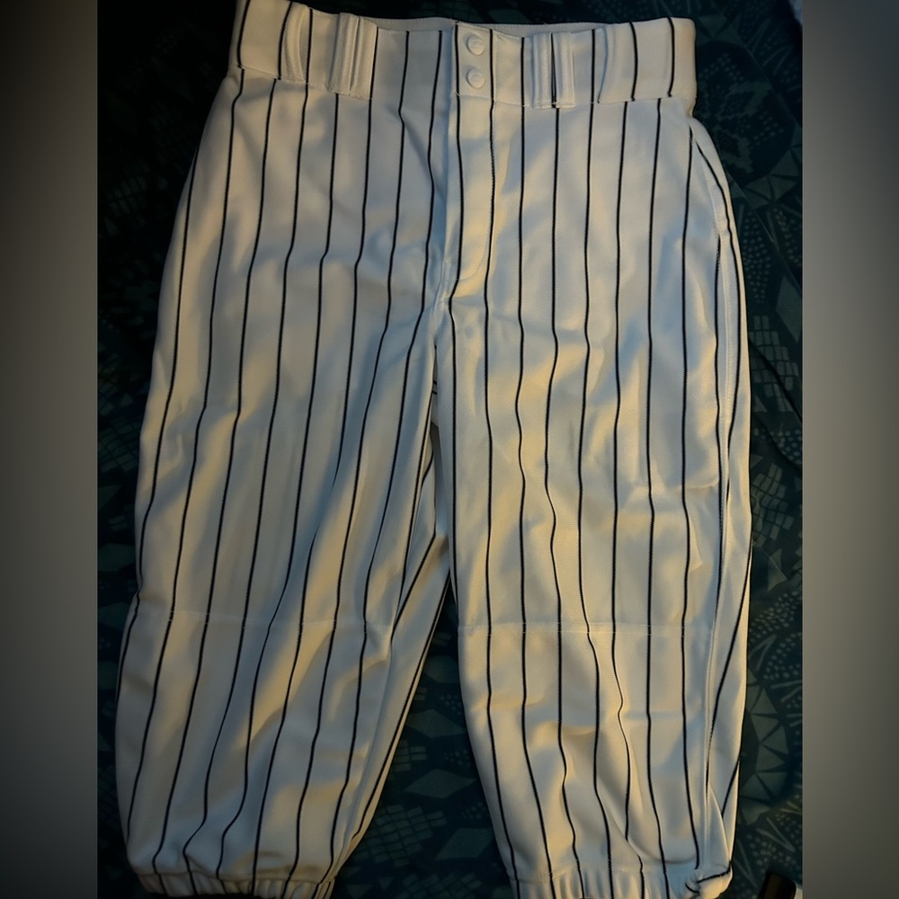 Brand new pin stripe woman's softball Pants